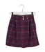 A Burgundy Short Skirts from As Know As Ponpoko in size 2T for girl. (Front View)