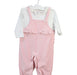 A White Long Sleeve Jumpsuits from Chickeeduck in size 6-12M for girl. (Front View)