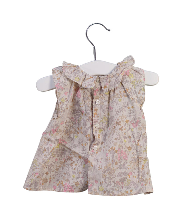 A Multicolour Sleeveless Tops from Bonpoint in size 3-6M for girl. (Back View)
