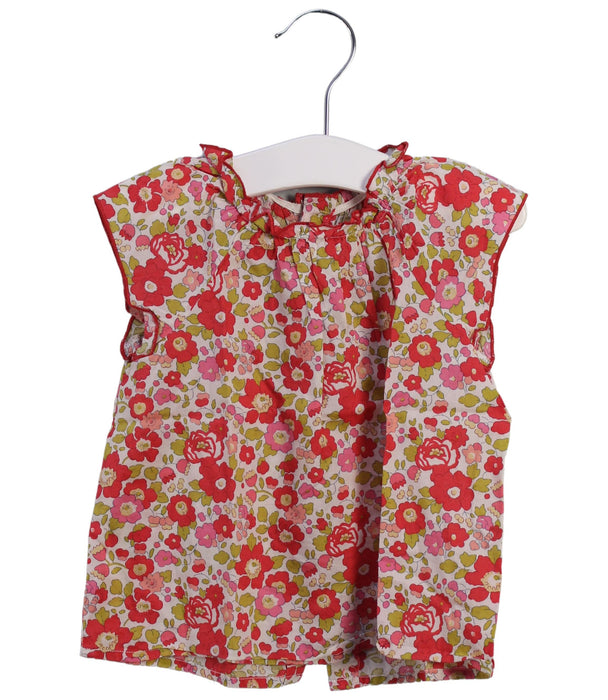 A Multicolour Short Sleeve Tops from Bonpoint in size 6-12M for girl. (Front View)