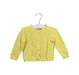 A Yellow Cardigans from Bonpoint in size 6-12M for girl. (Front View)