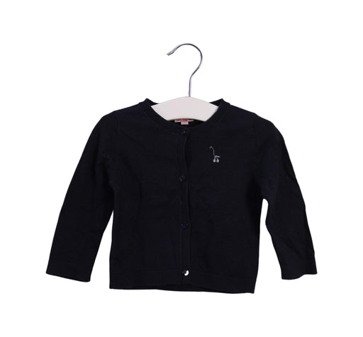 A Black Cardigans from Bonpoint in size 6-12M for girl. (Front View)