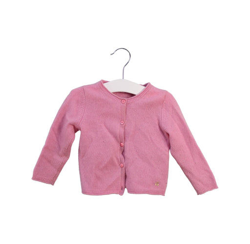 A Pink Cardigans from Bonpoint in size 12-18M for girl. (Front View)