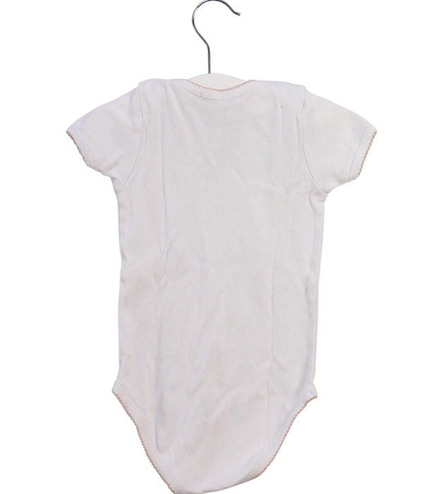 A White Short Sleeve Bodysuits from Bonpoint in size 12-18M for girl. (Back View)