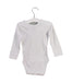 A White Long Sleeve Bodysuits from Petit Bateau in size 6-12M for girl. (Back View)