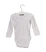 A White Long Sleeve Bodysuits from Petit Bateau in size 6-12M for girl. (Back View)
