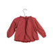 A Burgundy Long Sleeve Tops from Bonton in size 6-12M for girl. (Back View)