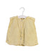 A Yellow Sleeveless Tops from Bonton in size 12-18M for girl. (Front View)