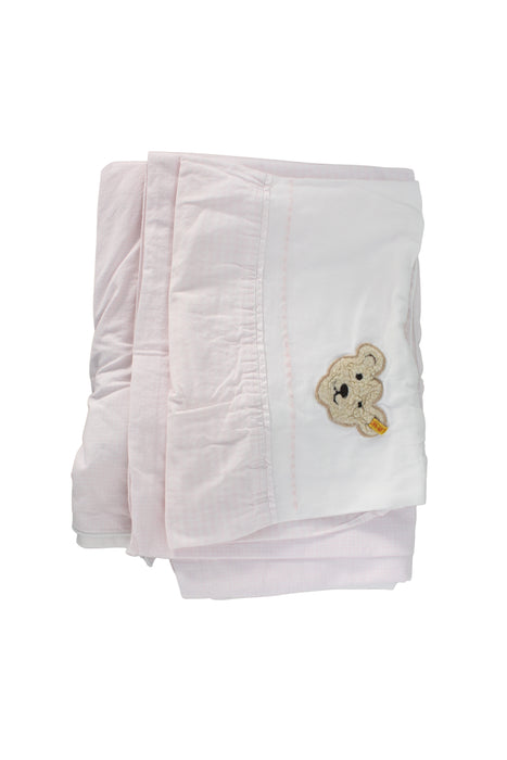 A Pink Bed Sheets Pillows & Pillowcases from Steiff in size O/S for girl. (Front View)