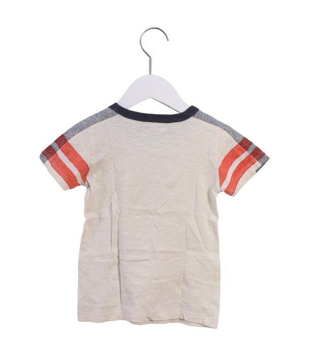 A Ivory Short Sleeve T Shirts from Crewcuts in size 3T for boy. (Back View)