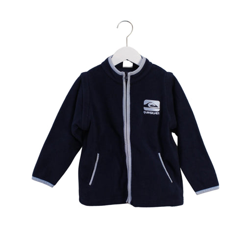 A Blue Lightweight Jackets from Quiksilver in size 6T for boy. (Front View)