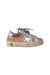 A Metallic Sneakers from Golden Goose Bonpoint in size 12-18M for girl. (Back View)