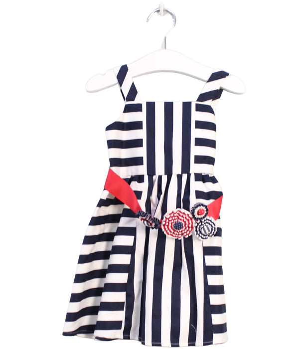 A Navy Sleeveless Dresses from Nicholas & Bears in size 12-18M for girl. (Front View)