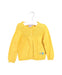 A Yellow Cardigans from La Compagnie des Petits in size 18-24M for girl. (Front View)
