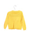 A Yellow Cardigans from La Compagnie des Petits in size 18-24M for girl. (Back View)