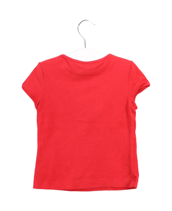 A Red Short Sleeve T Shirts from Nicholas & Bears in size 2T for girl. (Back View)