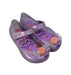 A Purple Flats from Mini Melissa in size 3T for girl. (Front View)