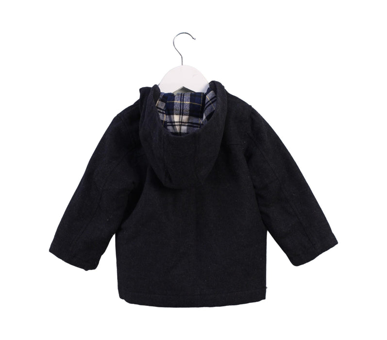 A Navy Coats from Cherokee in size 2T for neutral. (Back View)