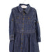 A Blue Long Sleeve Dresses from Polo Ralph Lauren in size 3T for girl. (Front View)