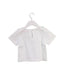 A White Short Sleeve Tops from Gingersnaps in size 6T for girl. (Back View)