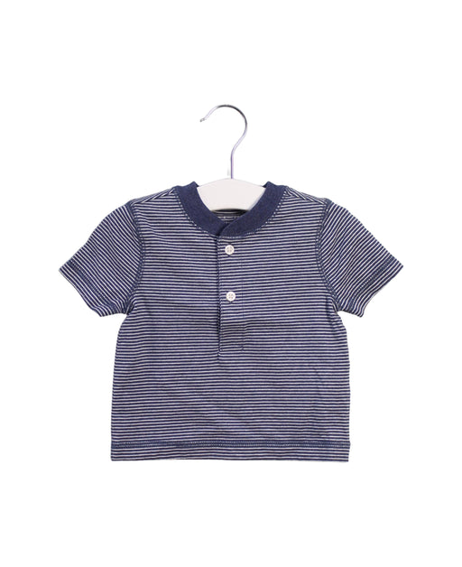 A Blue Short Sleeve T Shirts from Janie & Jack in size 3-6M for boy. (Front View)