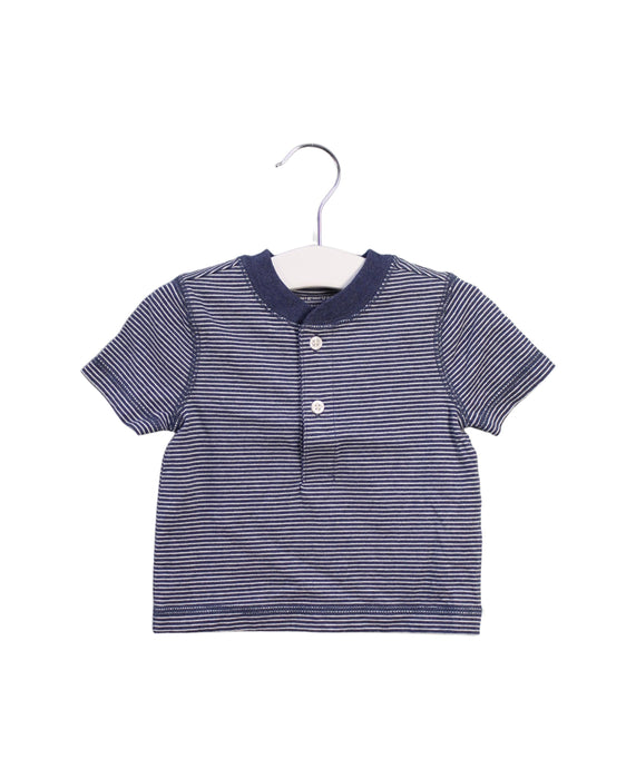 A Blue Short Sleeve T Shirts from Janie & Jack in size 3-6M for boy. (Front View)
