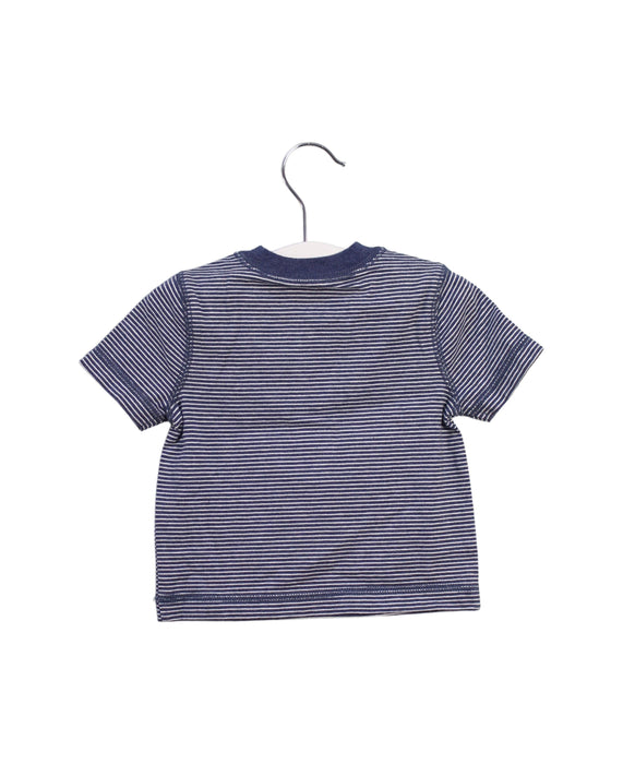 A Blue Short Sleeve T Shirts from Janie & Jack in size 3-6M for boy. (Back View)