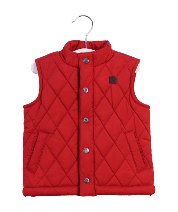 A Red Outerwear Vests from Janie & Jack in size 6-12M for neutral. (Front View)