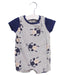 A Grey Short Sleeve Rompers from Kingkow in size 0-3M for boy. (Front View)