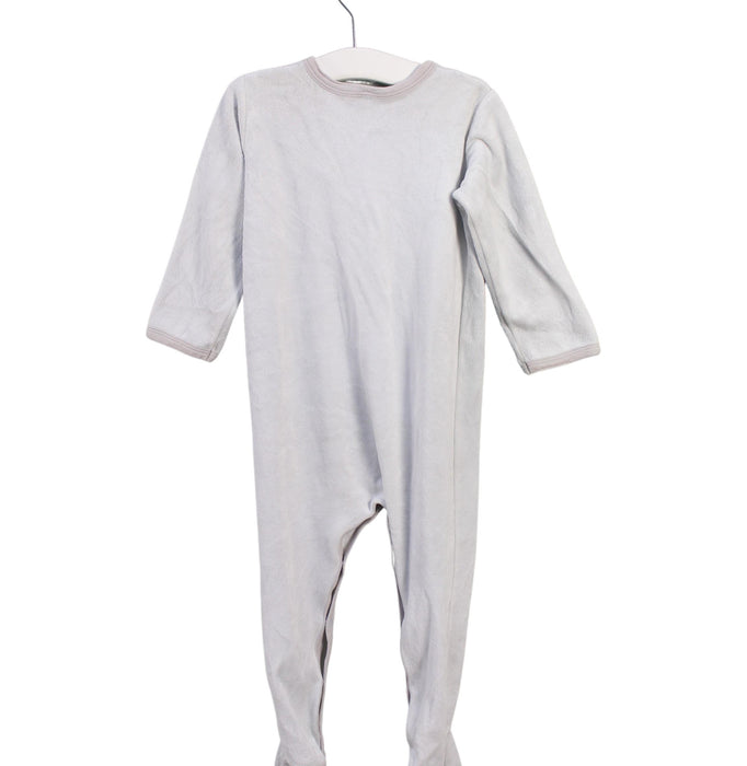 A Grey Onesies from Petit Bateau in size 18-24M for boy. (Back View)