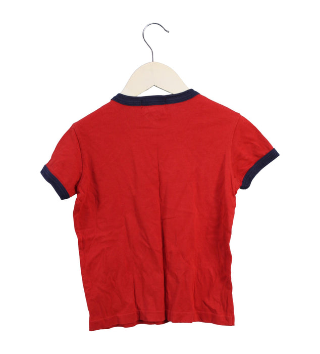 A Red Short Sleeve T Shirts from Polo Ralph Lauren in size 2T for boy. (Back View)