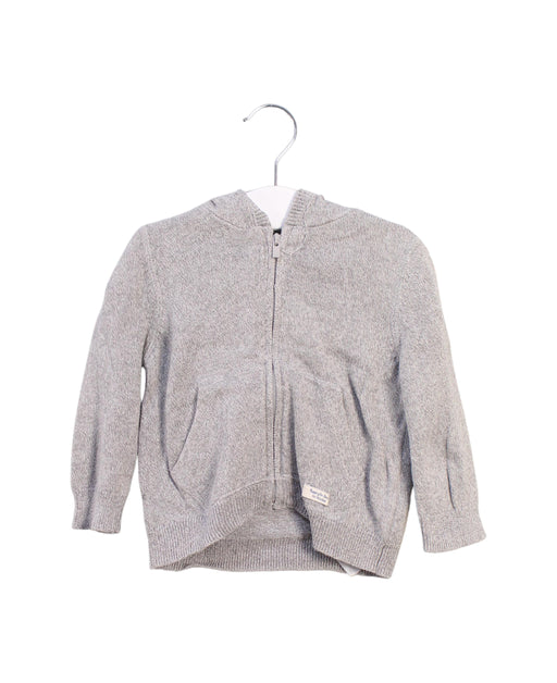 A Grey Zippered Sweatshirts from Paddington Bear Gap Kids in size 6-12M for boy. (Front View)