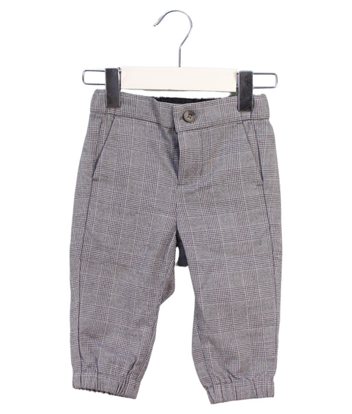 A Grey Casual Pants from Janie & Jack in size 6-12M for boy. (Front View)