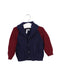 A Navy Cardigans from Janie & Jack in size 3-6M for boy. (Front View)