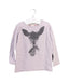 A Pink Long Sleeve Tops from Bonpoint in size 3T for girl. (Front View)