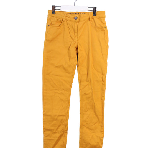 A Yellow Casual Pants from Jacadi in size 10Y for boy. (Front View)