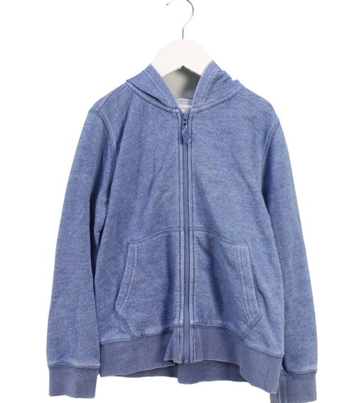 A Blue Zippered Sweatshirts from Crewcuts in size 6T for neutral. (Front View)