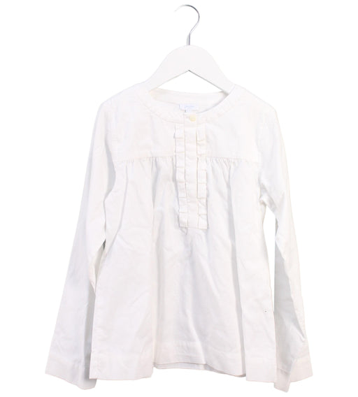 A White Long Sleeve Tops from Jacadi in size 10Y for girl. (Front View)