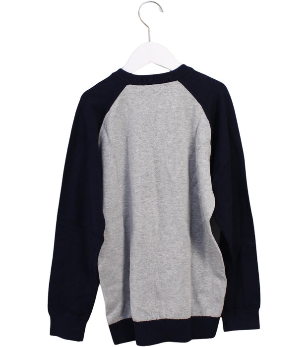 A Black Crewneck Sweatshirts from Jacadi in size 12Y for boy. (Back View)