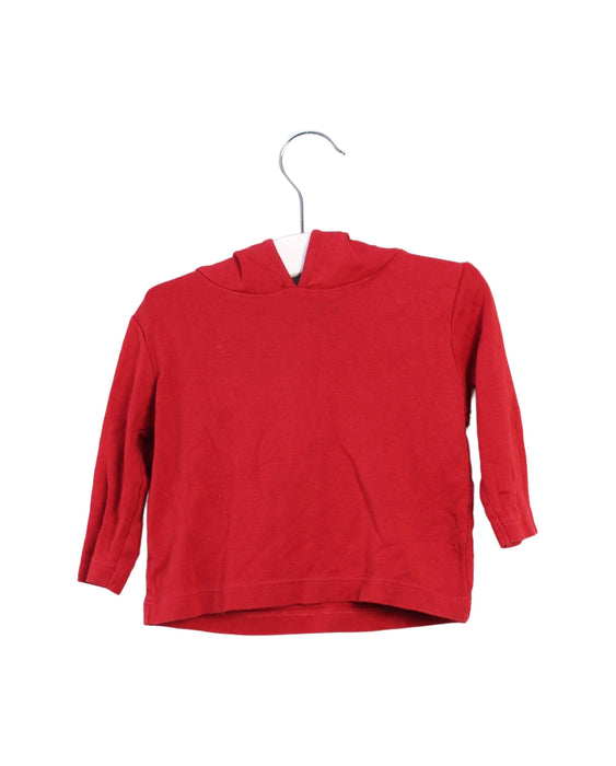 A Red Long Sleeve Tops from Best & Co. in size 6-12M for boy. (Front View)