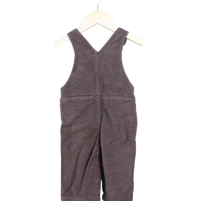 A Grey Long Overalls from Jacadi in size 6-12M for boy. (Back View)