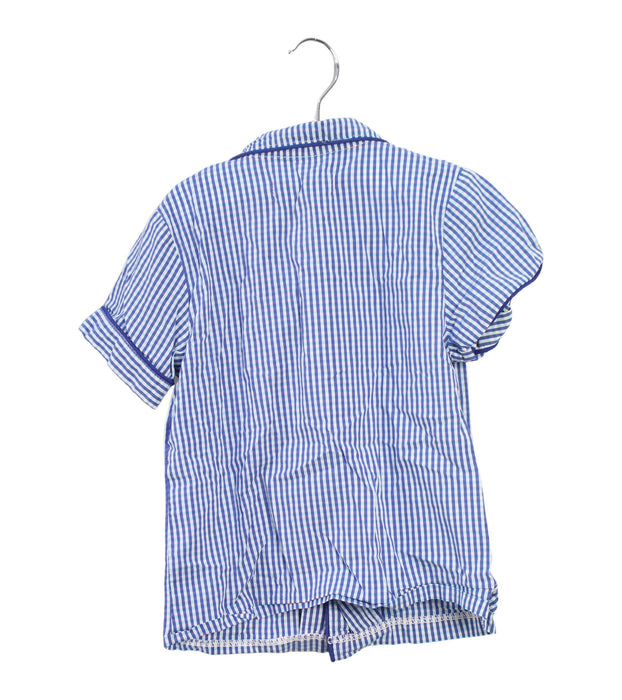 A Blue Separates from Little Mercerie in size 4T for boy. (Back View)