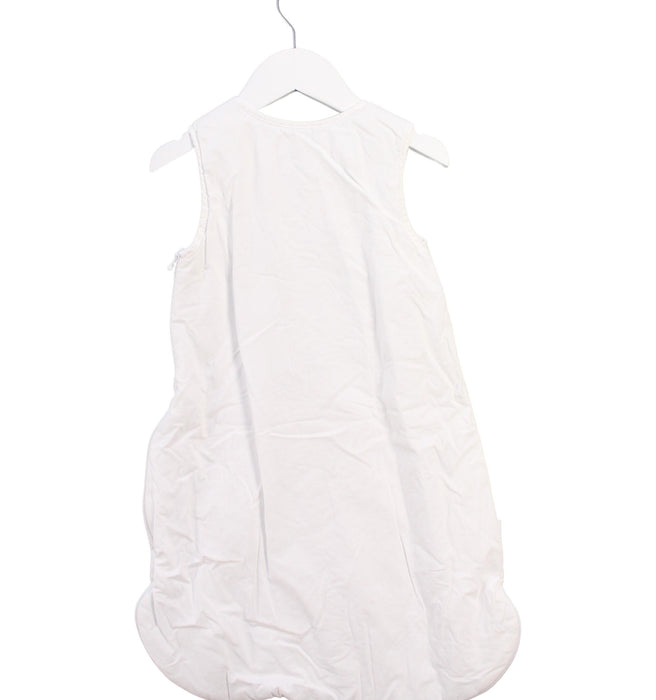 A White Sleepsacs from Vertbaudet in size 3-6M for neutral. (Back View)