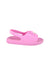 A Pink Sandals from Mini Melissa in size 5T for girl. (Back View)