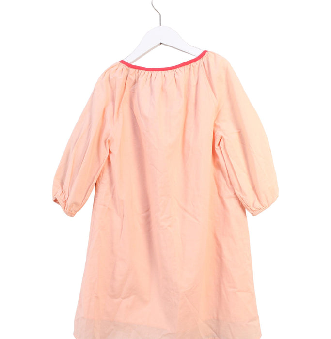 A Pink Long Sleeve Dresses from Excuse My French in size 8Y for girl. (Back View)