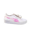 A White Sneakers from Puma in size 7Y for girl. (Back View)