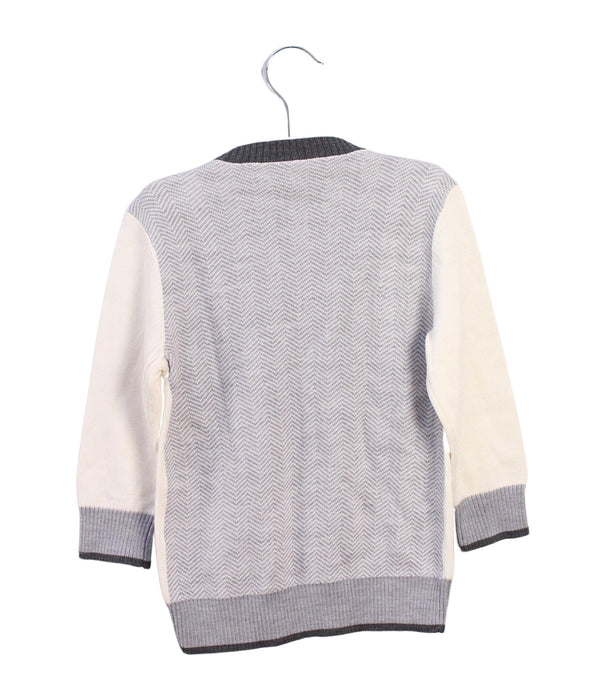 A Ivory Crewneck Sweatshirts from Nicholas & Bears in size 2T for boy. (Back View)