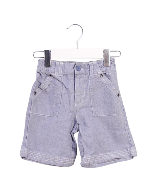A Blue Shorts from Jacadi in size 2T for girl. (Front View)