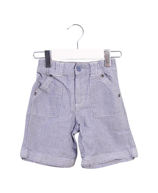 A Blue Shorts from Jacadi in size 2T for girl. (Front View)