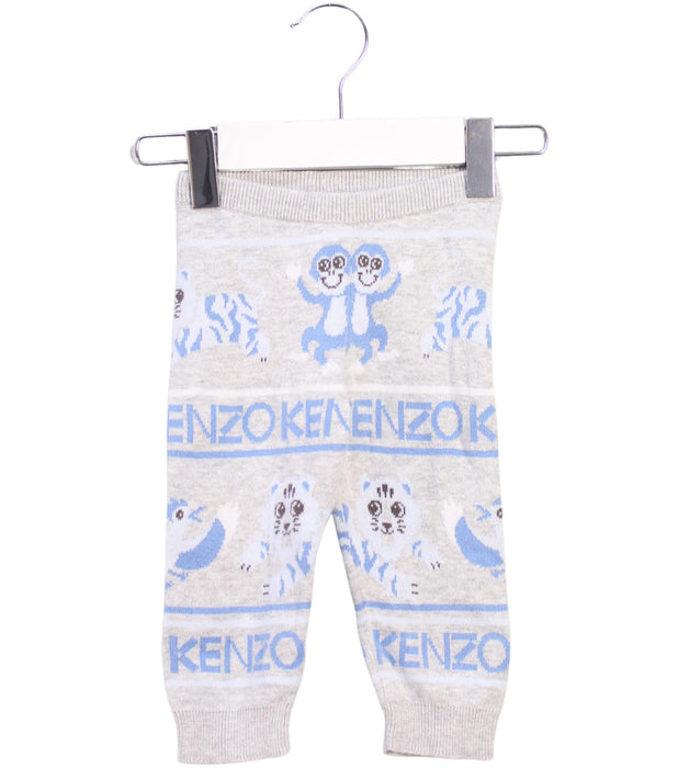 A Grey Sweatpants from Kenzo in size 6-12M for boy. (Front View)